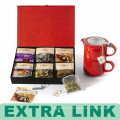 Boîte de thé de Chami de carton de conception faite sur commande de fournisseur de lien de haute qualité